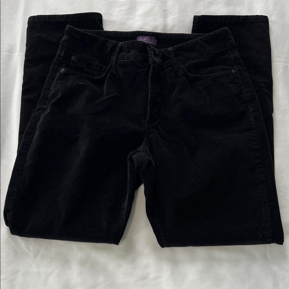 NYDJ Black Corduroy Legging Pants